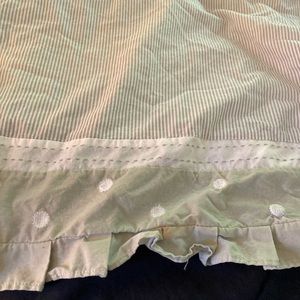 Pottery barn kids crib skirt